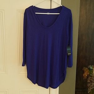 New with tag, great condition blue women's top